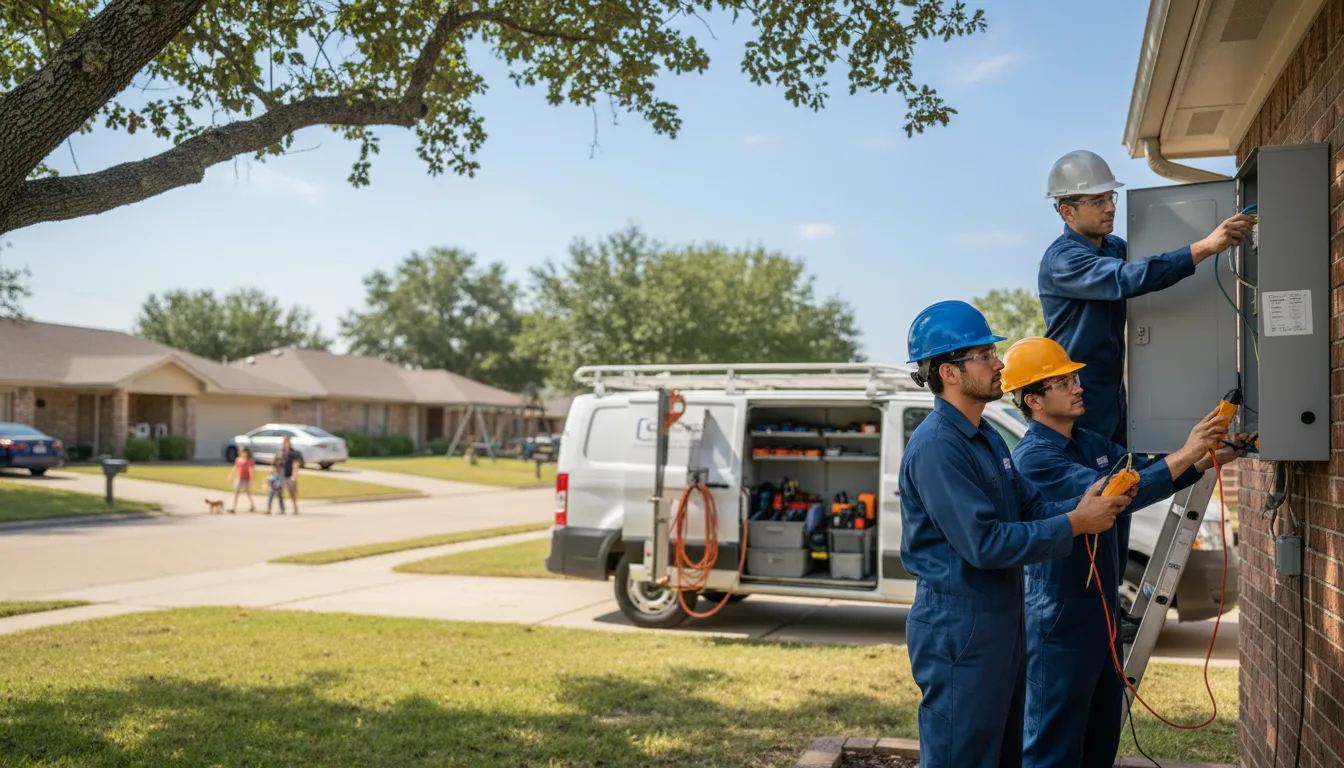 Certified electrician providing emergency electrical services in Lansford, ND